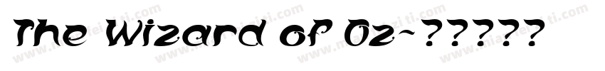 The Wizard of Oz字体转换